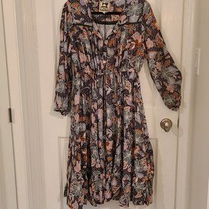 Jaase Midi Dress - XL - Floral